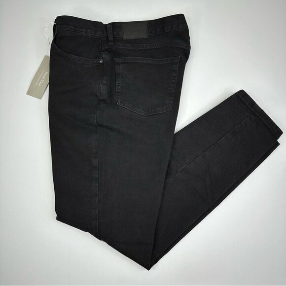 Everlane Uniform Men’s‎ NWT Black Mid-Rise The Slim Fit Minimalist Jean W35/L32 - Picture 2 of 10